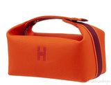 Bride-A-Brac Orange Canvas Pouch