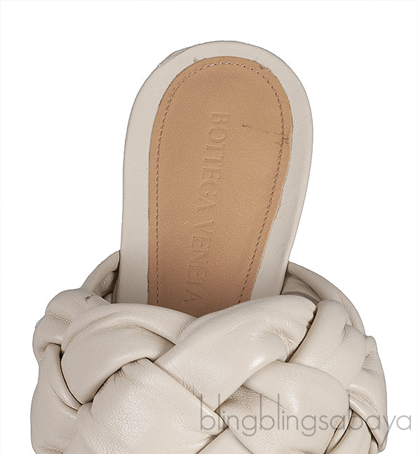 Bottega Veneta The Board Platform Off-White Mule