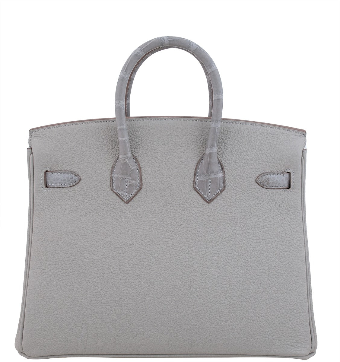 Birkin 25 Touch Grey Perle Crocodile Matte Togo GHW