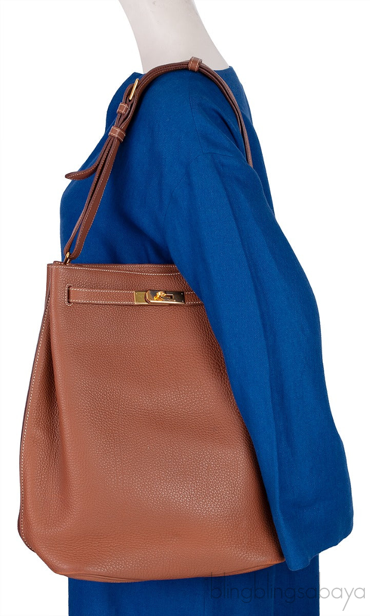 So Kelly 26 Gold Taurillon Clemence GHW