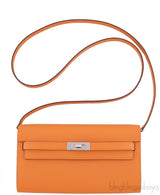 Kelly Classique To Go Wallet Apricot PHW