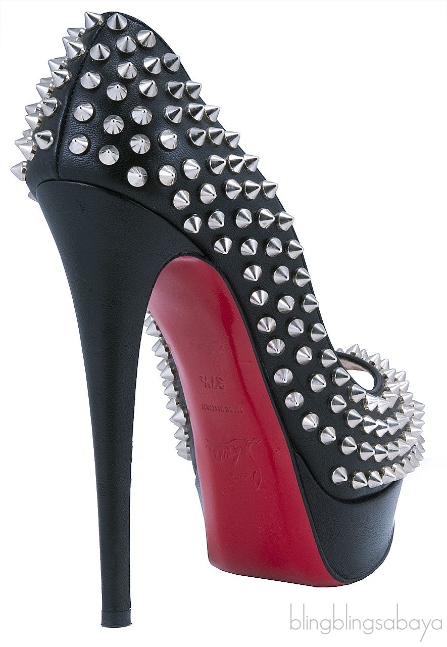 Lady Peep Toe Spikes 150 Pump
