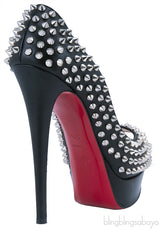 Lady Peep Toe Spikes 150 Pump
