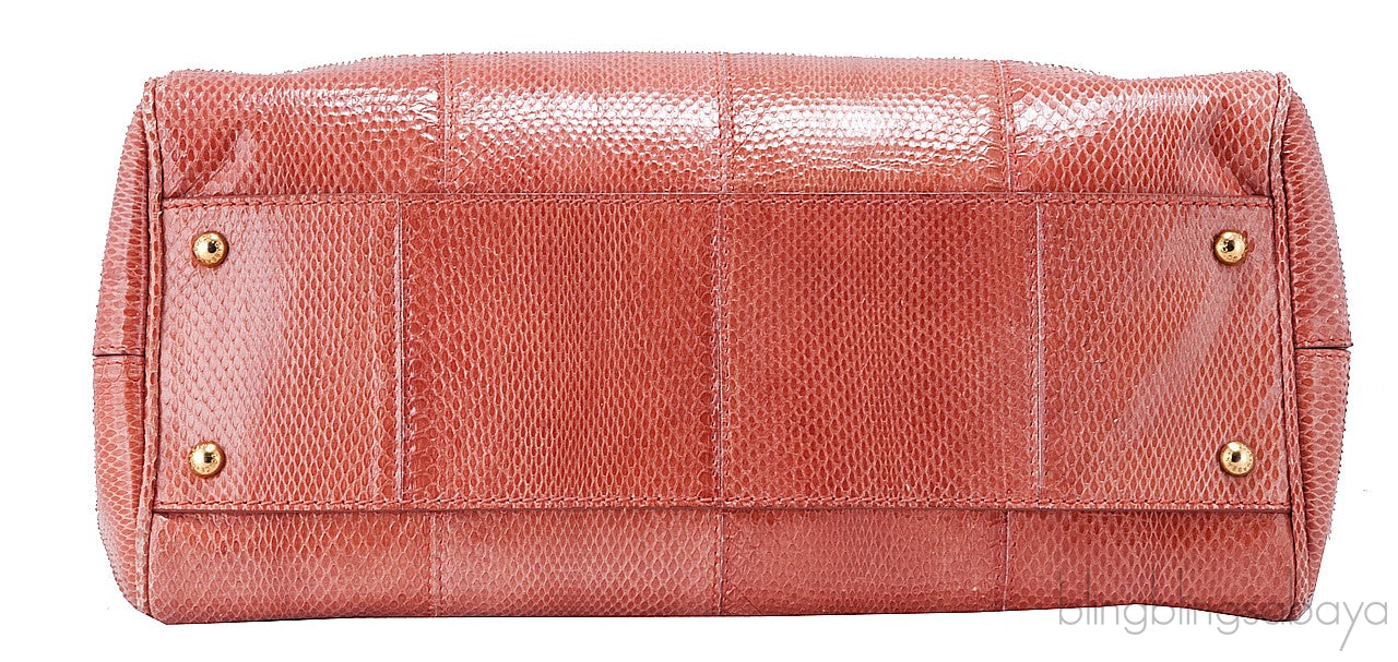 Snakeskin Miss Sicily Orange
