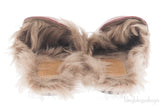 Pink Princetown Fur Slide