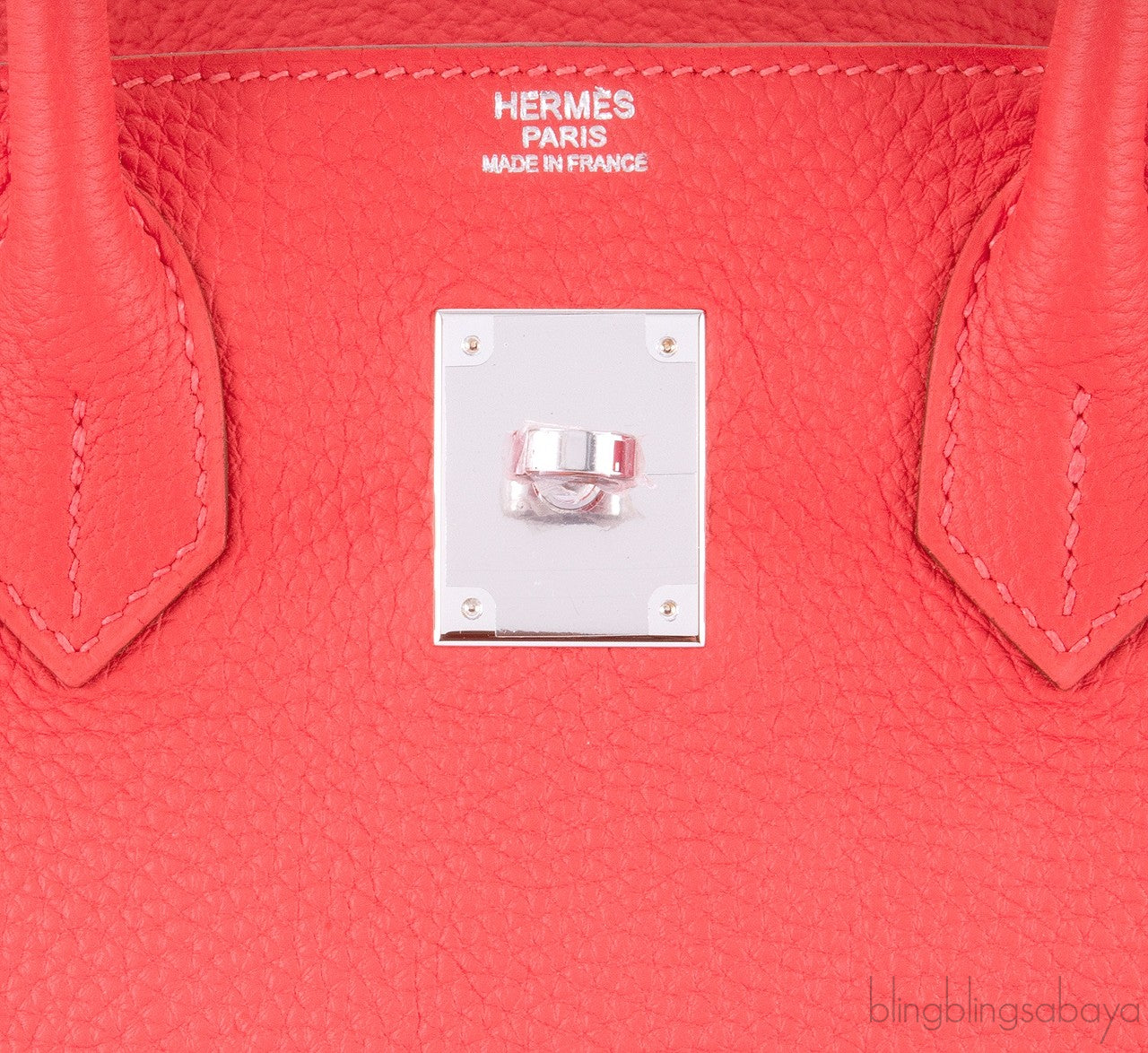 Birkin 30 Red Pivoine Togo PHW
