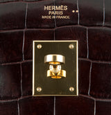 Birkin 30 Dark Brown Crocodile
