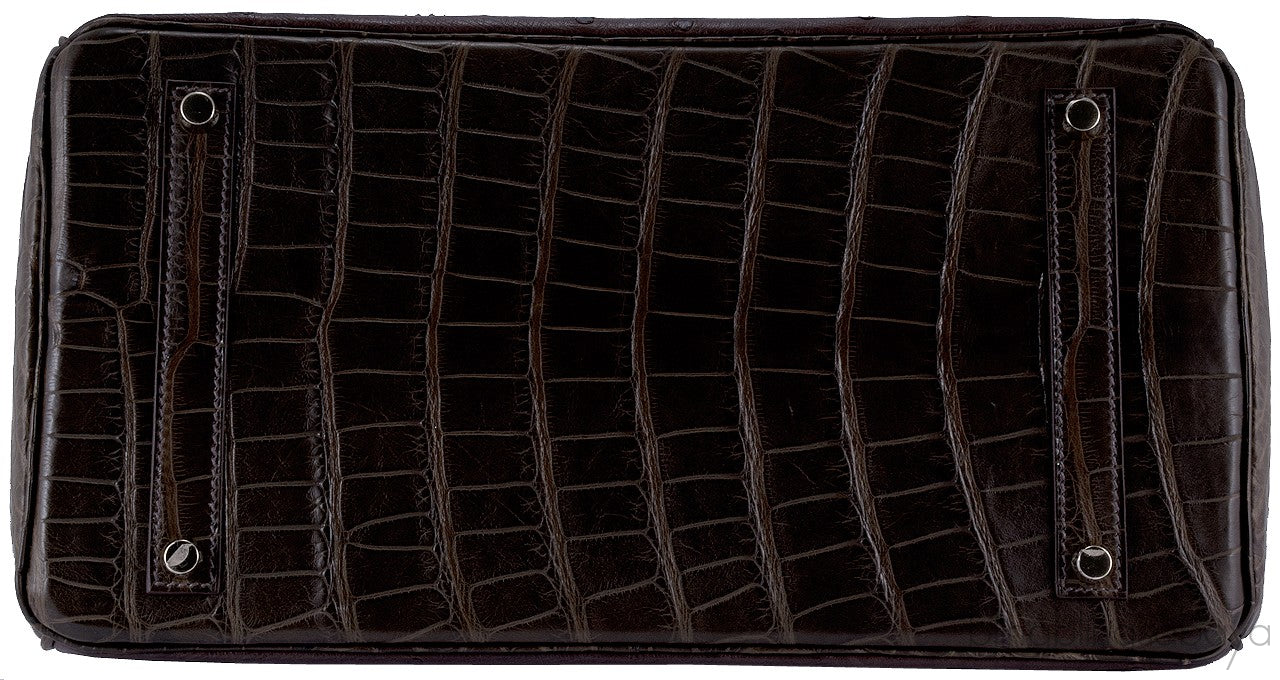 Birkin Ghillies Croc Lizard Ostrich