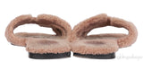 Hermes Oran Teddy Bear Brown Sandals