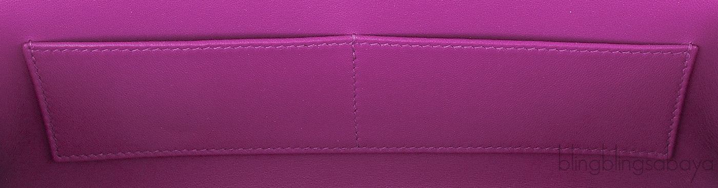Egee Rose Scheherazade Crocodile Clutch