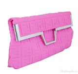 Flat Shopping Bag Neon Pink Large