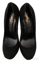 Black Suede Tribtoo Pump