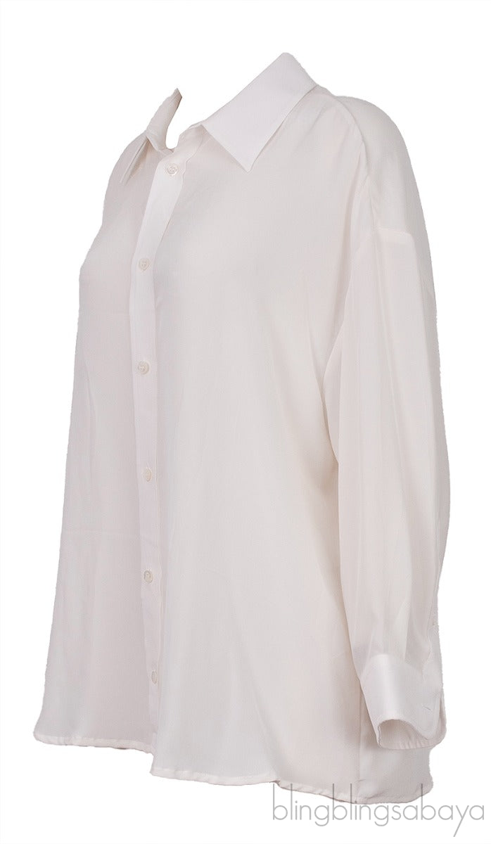 Off- White Logo Back Print Shirt