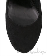Black Suede Tribtoo Pump
