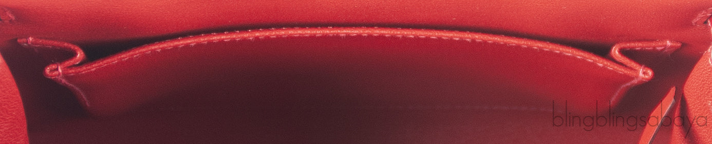 Kelly 25 Red Braise Crocodile GHW