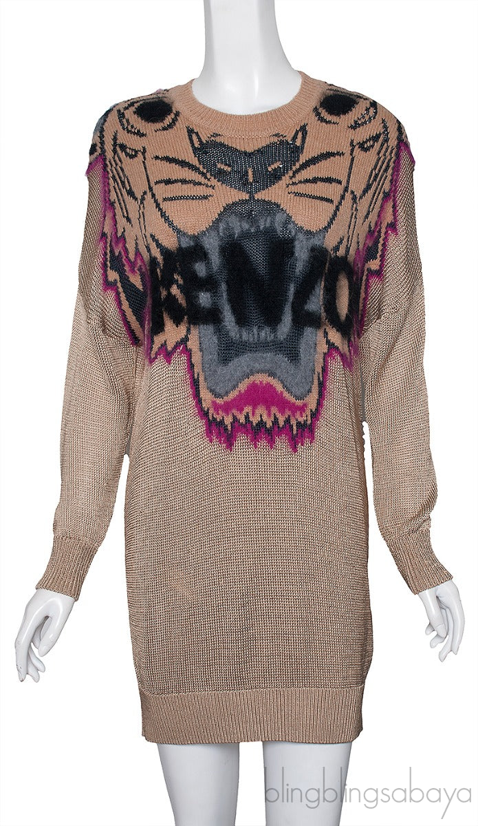 Brown Knitted Sweatshirt