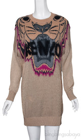 Brown Knitted Sweatshirt