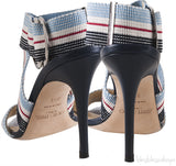 Stripe Multi-color Strappy Sandals