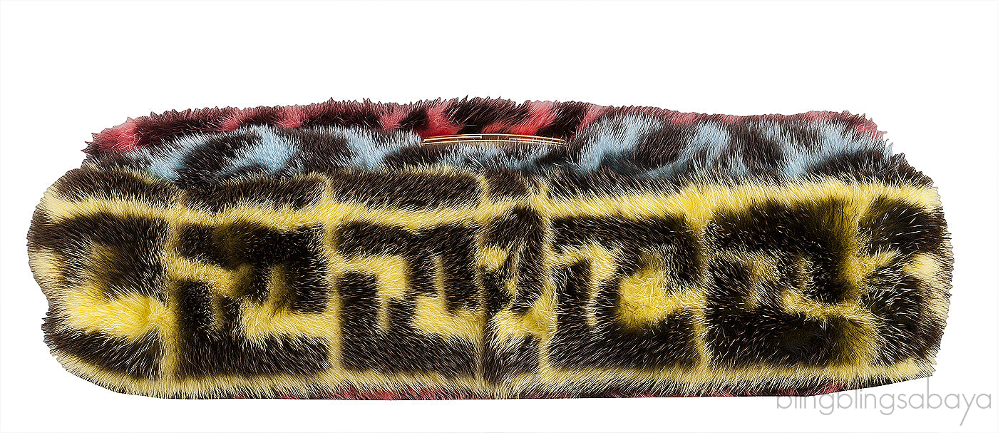 Baguette Multicolor Mink Fur