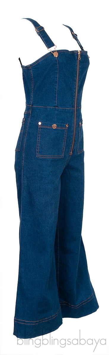 Blue Denim Quincy Overalls