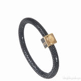 Fendi Resin Cabochon Stingray Bangle Bracelet