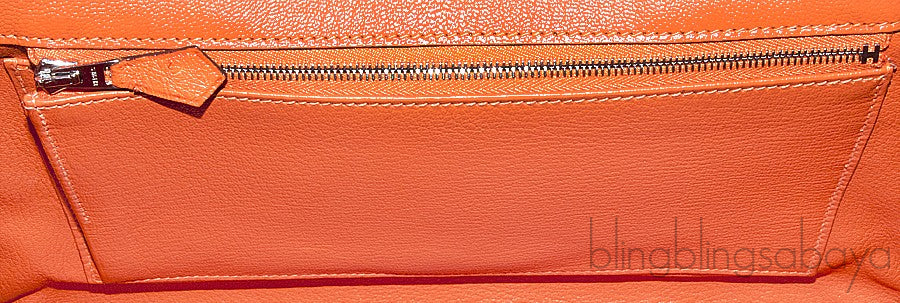 Birkin 30 Orange Ostrich PHW