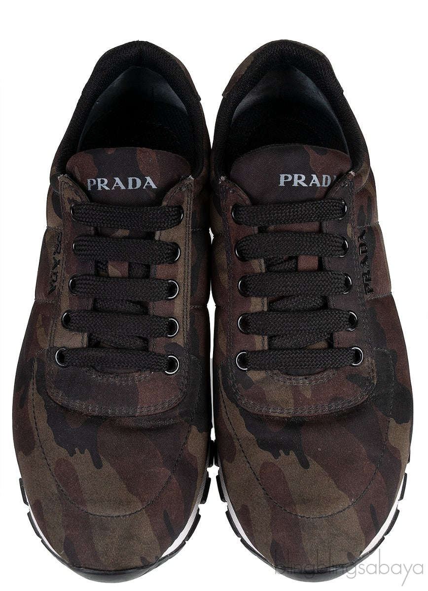 Camouflage Nylon Sneakers