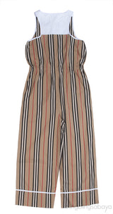 Burberry Checked Sleeveless Kids Jumpsuit