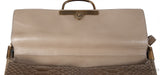 Roger Vivier Greyish Brown Python Shoulder Bag
