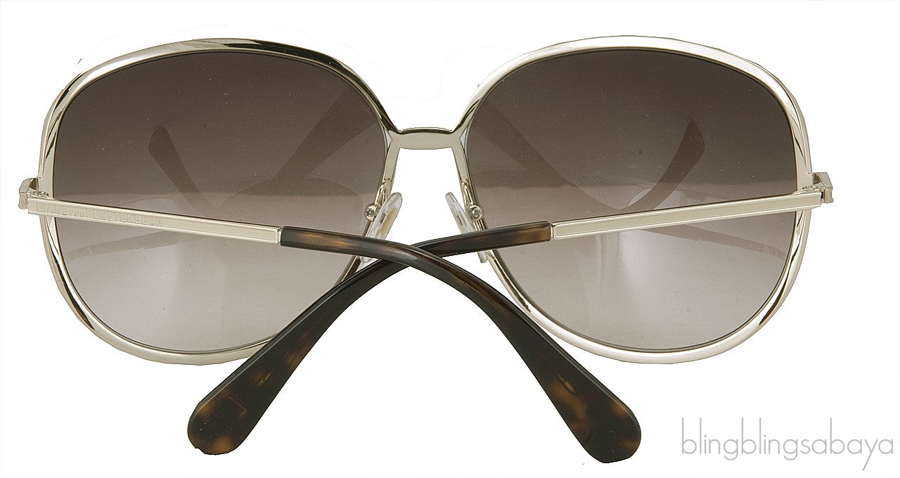 Oversized Gold Sunglasses