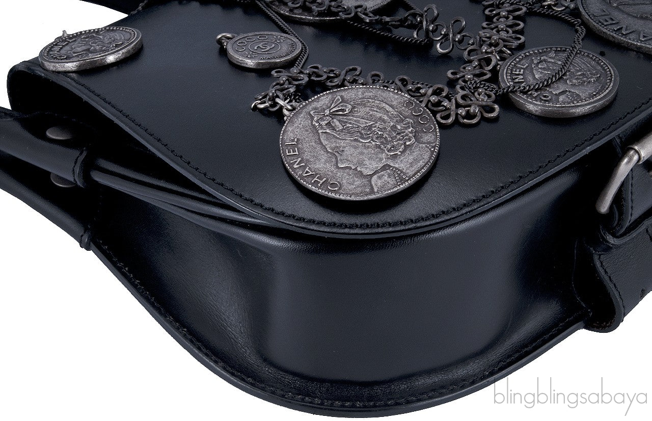 Vintage Equestrian Saddle Bag