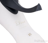 Black Satin Cut-out Pump