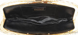 Dolce & Gabbana Gold Snakeskin Wallet Clutch