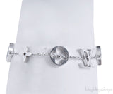 Monogram White Gold Bracelet