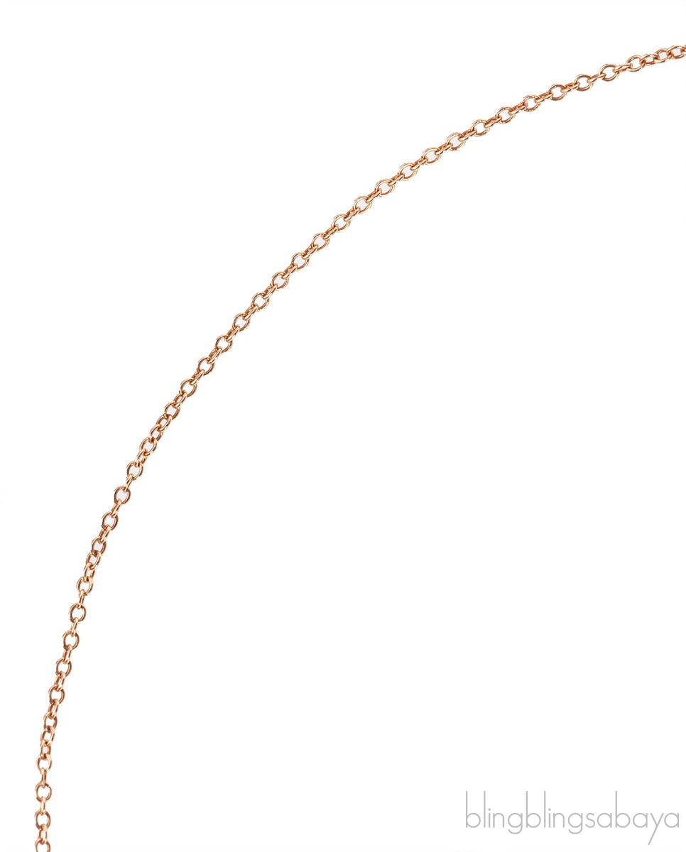 Yellow Gold Bow Pendant Necklace