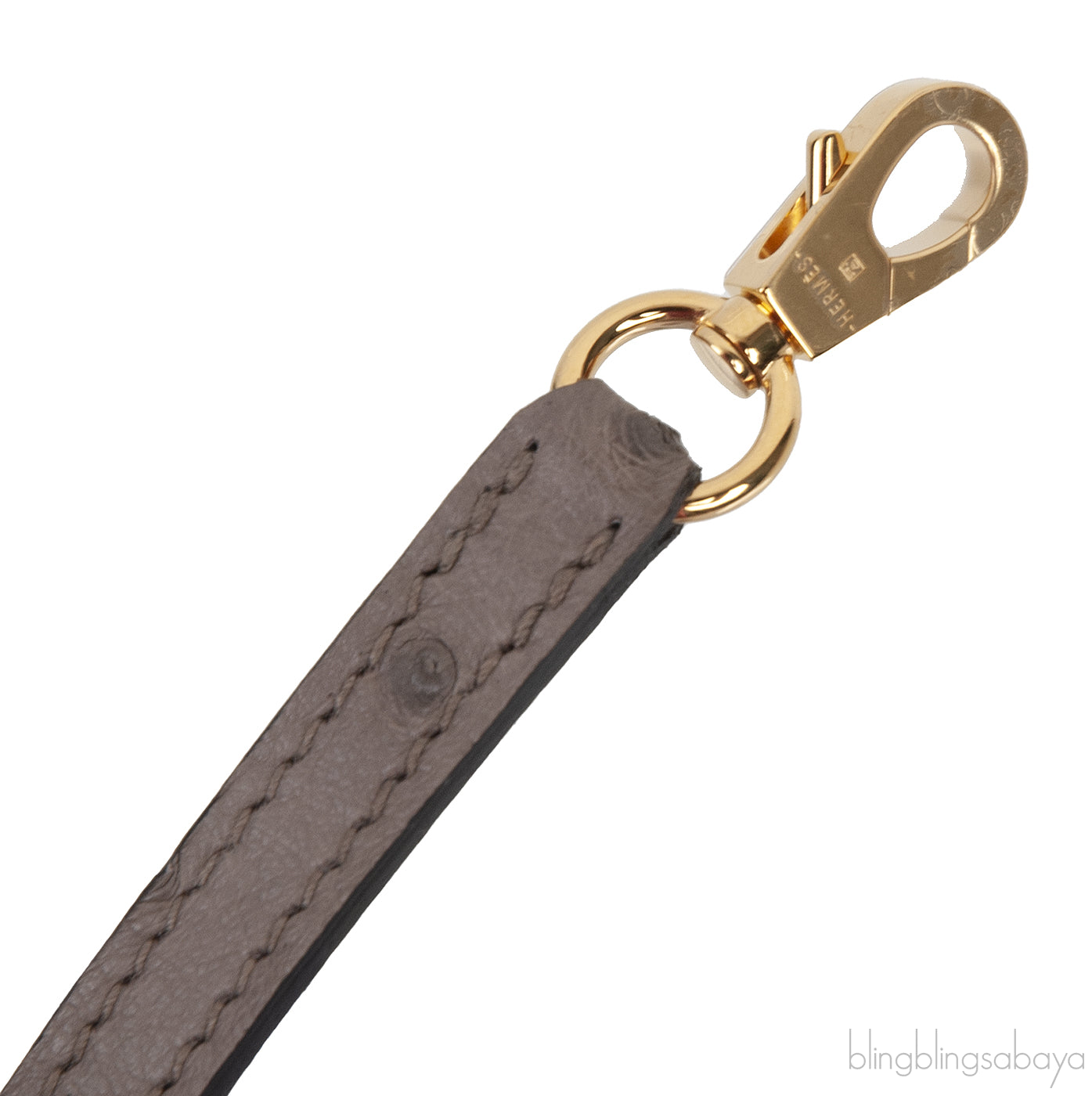 HSS Kelly 20 Ostrich Gris Tourterelle Toffe GHW