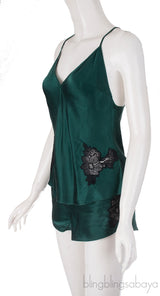 Emerald Green Camisole Set
