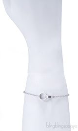 White Gold LOVE Bracelet
