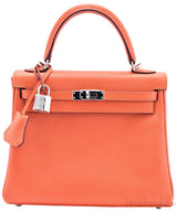 Kelly 25 Orange Epsom