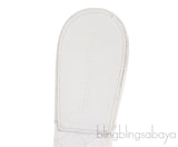 Bottega Veneta White Lido Intrecciato Mules 38