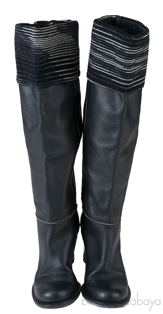 Black Leather Boots
