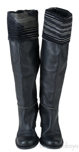 Black Leather Boots