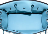 Birkin 30 Bleu Atol Togo PHW