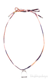 Multicolor Silk Necklace