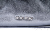 Metallic Silver Crystal Clutch Bag