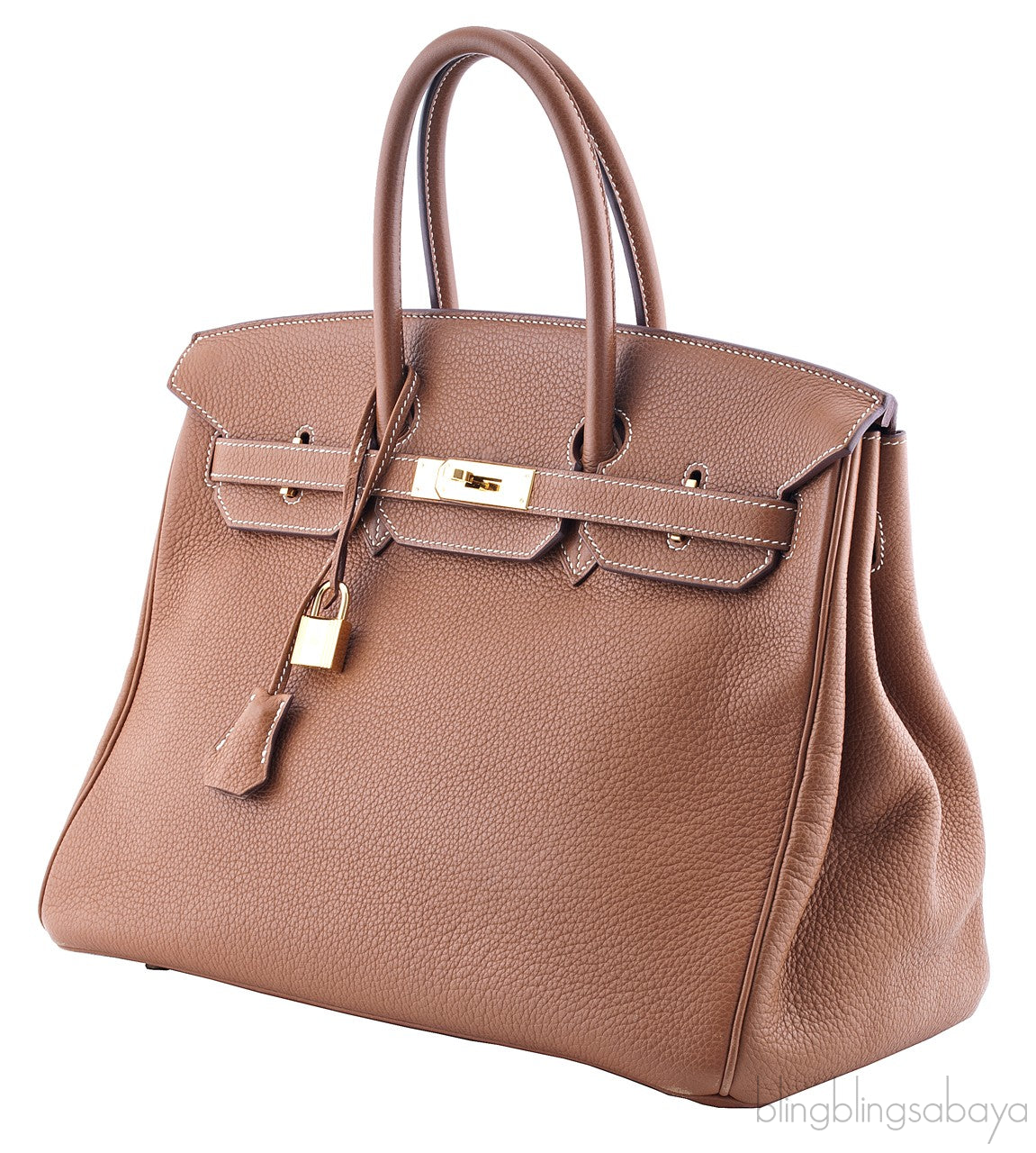 Birkin 35 Gold Taurillon Clem
