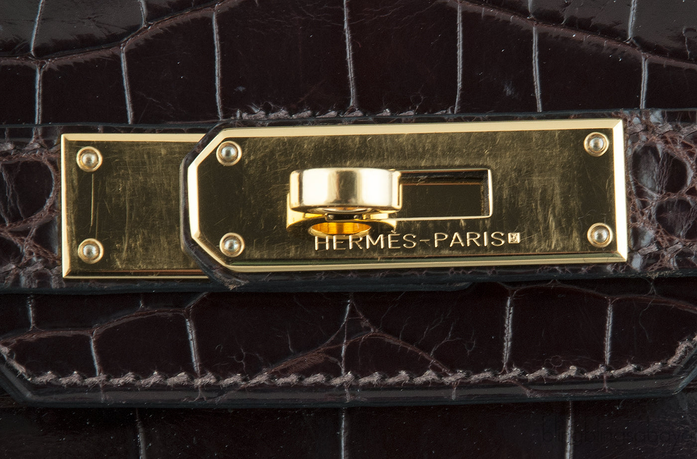 Birkin 30 Dark Brown Crocodile