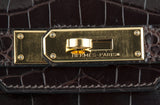 Birkin 30 Dark Brown Crocodile