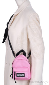 Oversized Mini Backpack Crossbody