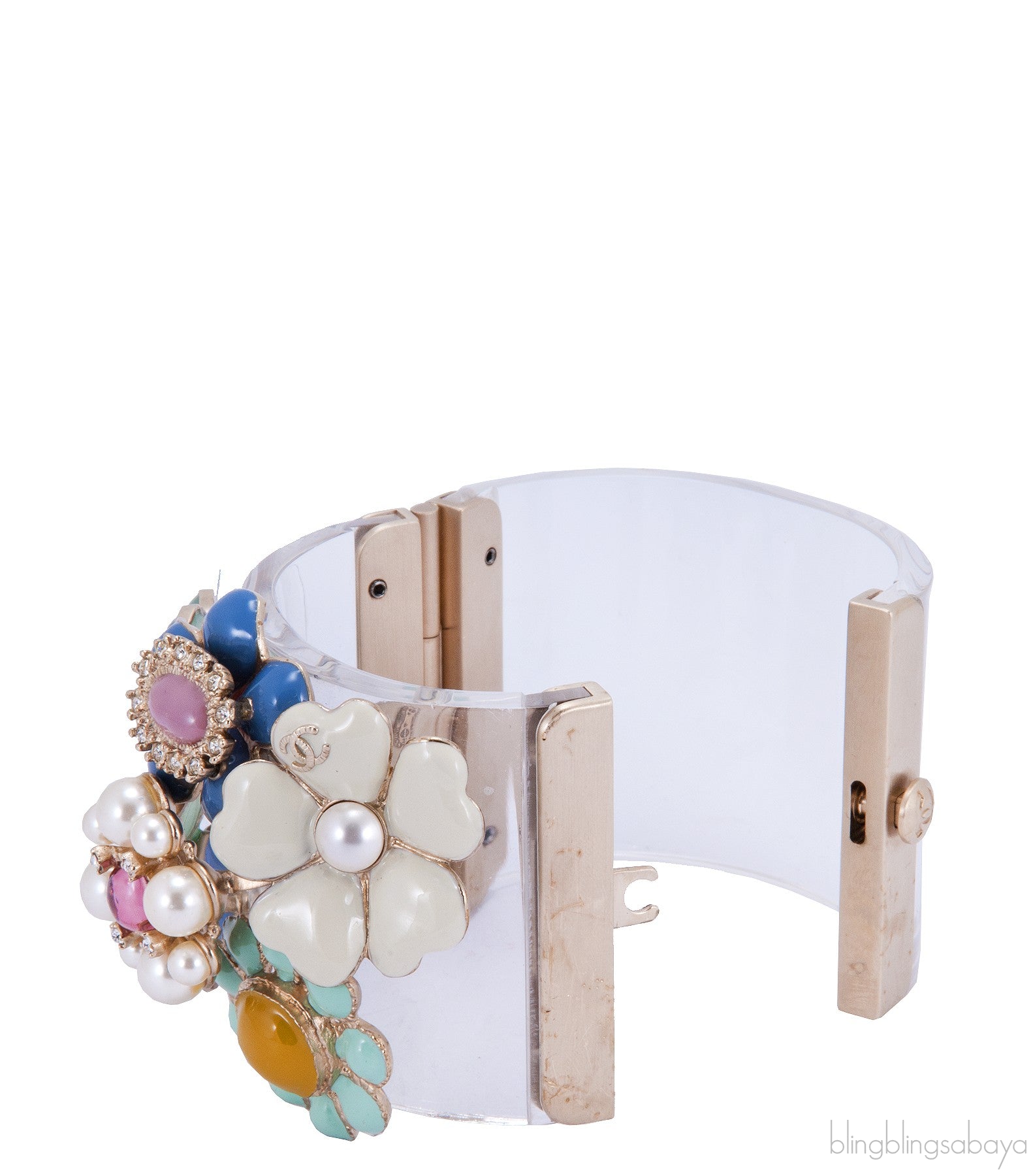 Camelia Garden Floral Bangle